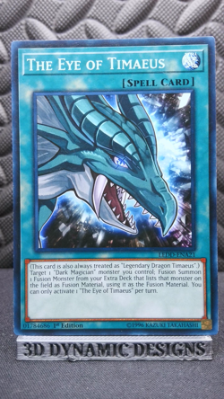 | Yugioh The Eye of Timaeus LEDD-ENA21 1st ED Common Legendary Dragon NM 🔥 | - Image 1