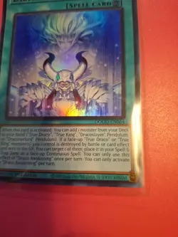 Yugioh Draco Awakening DOOD-EN064 Ultra Rare 1st Edition NM - Image 2