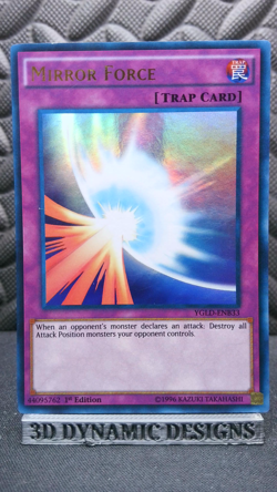 | Yugioh Mirror Force YGLD-ENB33 Ultra Rare Yugis Legendary Decks NM 🔥 | - Image 1