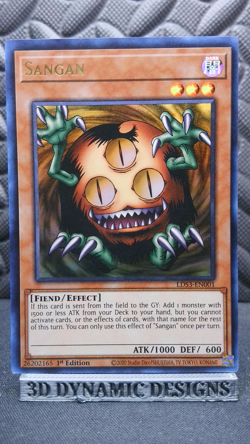 | Yugioh Sangan LDS3-EN001 1st Edition Gold Ultra Rare NM 🔥 | - Image 1