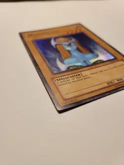 Yugioh Mystical Elf LOB-062 Super Rare Original Print | HP/DMG - Image 2