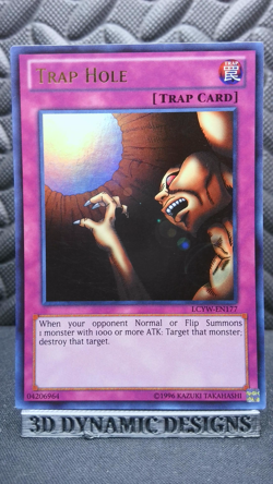 | Yugioh Trap Hole LCYW-EN177 Ultra Rare Legendary Yugis World NM- 🔥 | - Image 1
