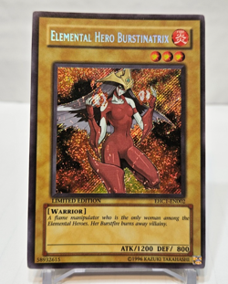 Elemental Hero Burstinatrix EHC1-EN002 Secret Rare Limited Edition Yugioh 7833 - Image 1