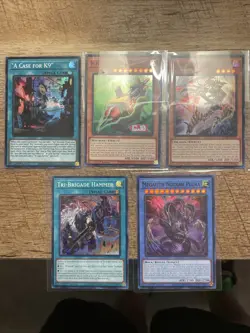Lot Of 5 Holo DOOD/JUSH Yugioh Cards All Near Mint! +Bonus FREE SHIPPING! - Image 1