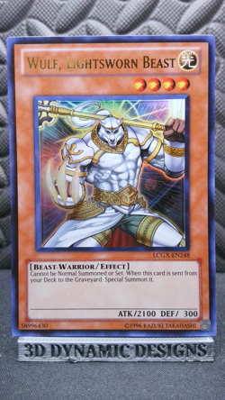 | Yugioh Wulf, Lightsworn Beast LCGX-EN248 Ultra Rare Legendary GX NM 🔥 | - Image 1
