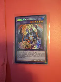 🔥Yugioh! - Garura, Wings of Resonant Life - RA02-EN024 - Secret Rare 🔥 - Image 1