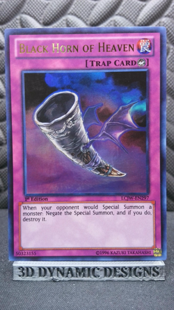 | Yugioh Black Horn of Heaven LCJW-EN297 1st Edition NM 🔥 | - Image 1