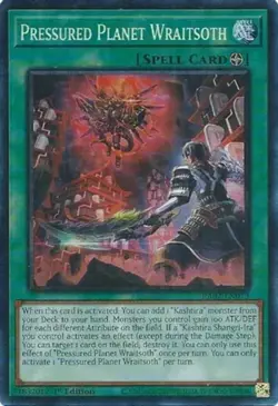 Yugioh! Pressured Planet Wraitsoth - RA02-EN073 - Prismatic Collector's Rare - 1 - Image 1