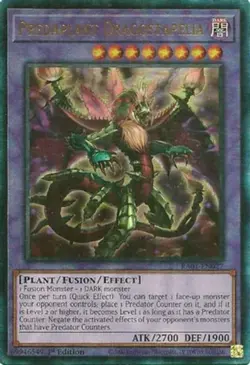 Yugioh! Predaplant Dragostapelia - RA01-EN027 - Prismatic Ultimate Rare - 1st Ed - Image 1