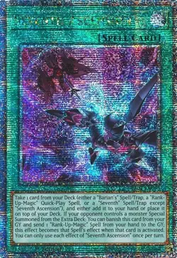 Yugioh! Seventh Ascension - RA04-EN098 - Quarter Century Secret Rare - 1st Editi - Image 1