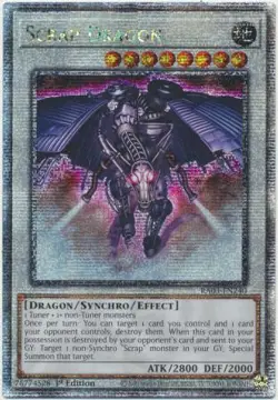 Yugioh! Scrap Dragon - RA03-EN240 - Quarter Century Secret Rare - 1st Edition Ne - Image 1