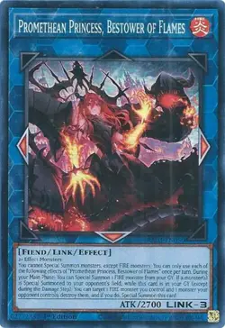 Yugioh! Promethean Princess, Bestower of Flames - RA03-EN050 - Super Rare - 1st - Image 1