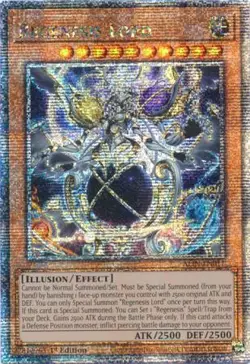 Yugioh! Regenesis Lord - ALIN-EN017 - Quarter Century Secret Rare - 1st Edition - Image 1