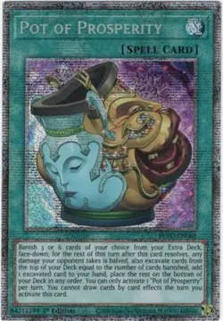 Yugioh! Pot of Prosperity - BLVO-EN065 - Starlight Rare - 1st Edition Near Mint, - Image 1