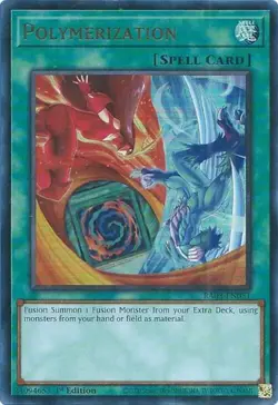 Yugioh! Polymerization (B) (HERO Art) - RA03-EN051 - Ultra Rare - 1st Edition Ne - Image 1