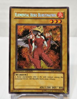 Elemental Hero Burstinatrix EHC1-EN002 Secret Rare Limited Edition Yugioh 7830 - Image 1