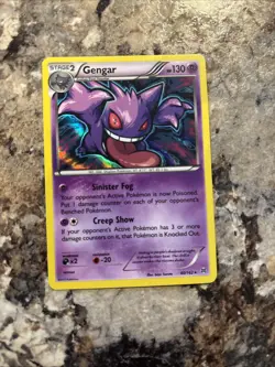 Pokemon Gengar Holo Rare TCG Card 60/162 XY Breakthrough - Image 1