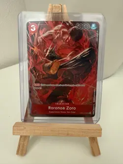 One Piece Card Game Roronoa Zoro Alt Art English Edition OP01-025 - Image 1