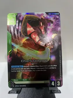 Gundam Card Game Newtype Rising Char’s Gelgoog GD01-023 LR - Image 1