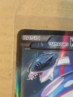 Aqua Team Kyogre EX Full Art Holo Rare Double Crisis 6/34 Pokemon Chase Card TCG - Image 2