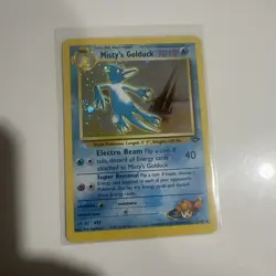 Misty's Golduck 12/132 Holo Rare Gym Challenge Pokemon Card- NM !! - Image 3