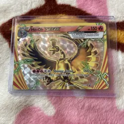 Pokemon Ho-Oh Break Holo Black Star Promo Card XY154 - Image 1