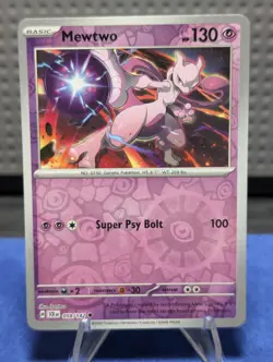 Pokemon TCG Mewtwo Sv07: Stellar Crown Reverse Holo Uncommon Card 059/142 - Image 1