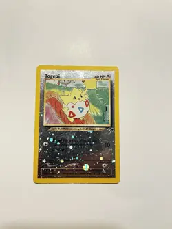 Pokemon Card Togepi 4/18 Southern Islands Set Reverse Holo Rare WOTC Played - Image 1