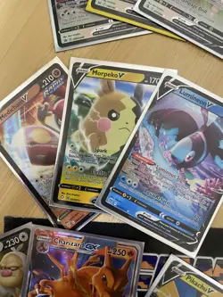 Pokemon Card Lot NM (9 Cards) Pikachu V Charizard and more - Image 3