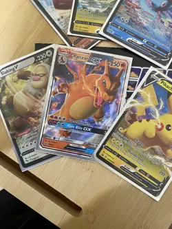 Pokemon Card Lot NM (9 Cards) Pikachu V Charizard and more - Image 4