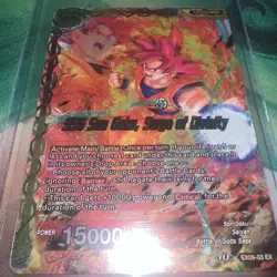 SSG Son Goku, Surge of Divinity EX09-03 EX FOIL Dragon Ball Super Card Game NM/M - Image 1