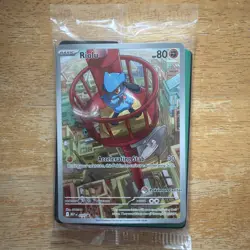 Riolu Pokemon Center Stamped Promo Mega Evolutions Card nm/m - Image 1
