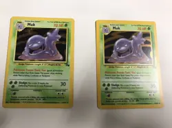 Muk 13/62 Fossil Unlimited Holo Rare Vintage 1999 Pokemon TCG Card - Image 1