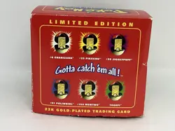 Pokemon POLIWHIRL 23K Gold Plated Trading Card 1999 Burger King Promo SEALED - Image 4