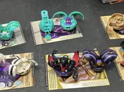 Bakugan Battle Brawlers Lot of 18+, 46 metal & 30 cards, Tin Collector’s Case - Image 5