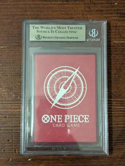 One Piece Card Game Op01-003 Alt Art Monkey D Luffy Pre Errata Bgs 9.5. - Image 2