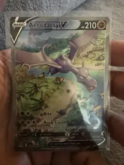 Aerodactyl V 180/196 NM Lost Origin Alternate Art Pokemon- Mint Condition Card - Image 2