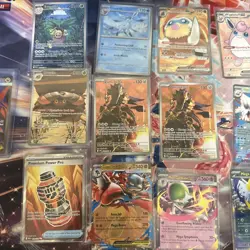 Illustration Rare/EX/pokeball Full Art Lot of 16 Pokemon Cards - Image 1