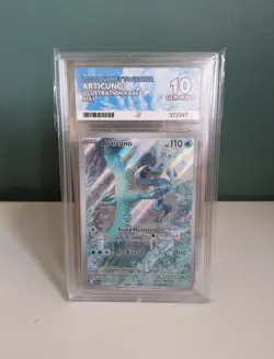 Ace Graded 10 Pokemon TCG Journey Together Articuno Illustration Card 161/159 - Image 3