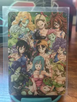 Robelu Gold Border Holo Custom Fan Art Dragon Ball Anime Card - Image 2