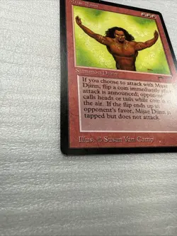 Mijae Djinn Arabian Nights NM Red Rare MAGIC MTG CARD - Image 2