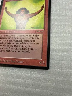 Mijae Djinn Arabian Nights NM Red Rare MAGIC MTG CARD - Image 3