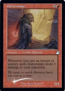 Guttersnipe (Retro Foil) Ravnica Remastered - Magic MTG NM - Image 1