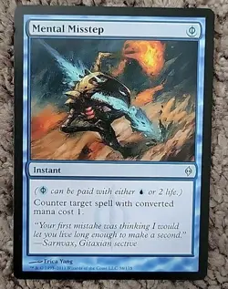 MTG Magic the Gathering Mental Misstep (38/181) New Phyrexia NM-LP Uncommon - Image 1