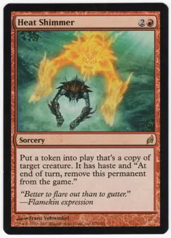 Heat Shimmer 2007 Lorwyn Red Rare Sorcery MTG NM AZ2 - Image 1