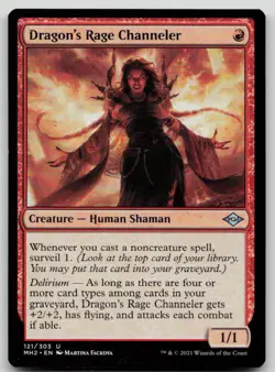 Dragon's Rage Channeler U Modern Horizons 2 121 NM - Image 1