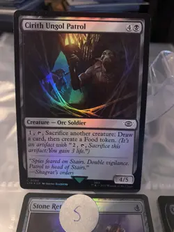 Cirith Ungol Patrol NM Foil - LTR 0080 - MTG Magic - Image 1