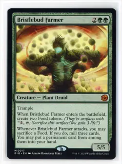 MtG BIG / OTJ Bristlebud Farmer #17 Non-Foil - Image 1
