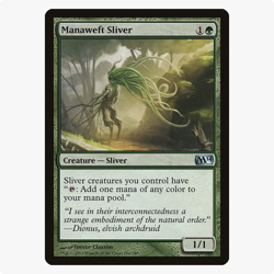 Manaweft Sliver 184/249 2014 Core Set MTG Uncommon - Image 1