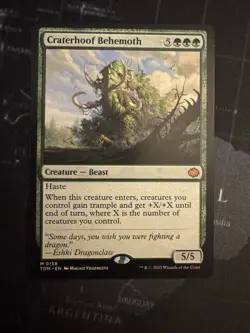 x1 Craterhoof Behemoth TDM Tarkir Dragonstorm MTG 138 MYTHIC M/NM 1x - Image 1